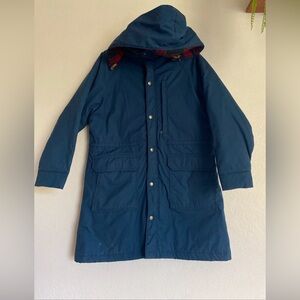 L.L. Bean Blue Hooded Jacket